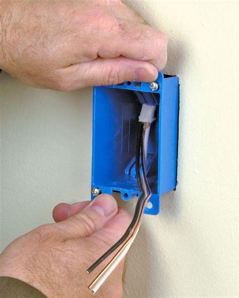 add a box to existing electrical box|installing electrical box on drywall.